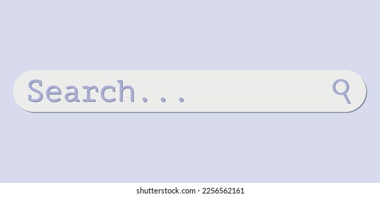 Search Bar Icon. Graphic Element Illustration As A Simple Sign  Trendy Symbol for Design and Websites, Presentation or Mobile Application.