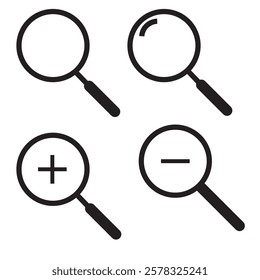 Search bar icon isolated on transparent background. Click here web button icon. Computer mouse cursor or hand pointer symbol. Button with hand an arrow clicking icon set. Vector illustration