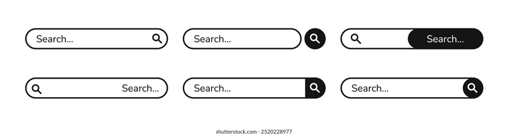 Search bar icon. Online query tool