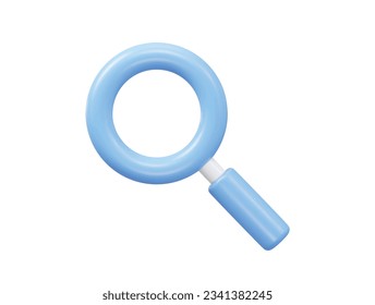 Search bar icon vector 3d rendering