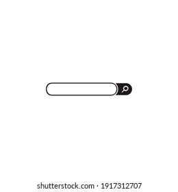 search bar icon vector on a white background