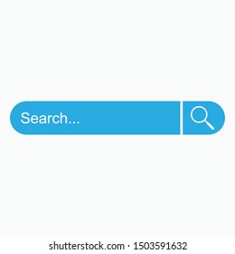 Search Bar Icon - Vector, Sign and Symbol for Design, Presentation, Website or Apps Elements.