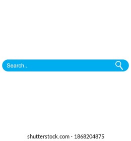 Search Bar Icon - Vector, Sign and Symbol for Design