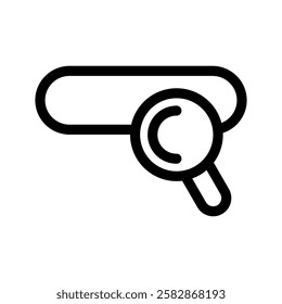 Search Bar Icon Vector Symbol Design Illustration