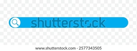 Search bar icon with and voice search button. Search tool Vector design.