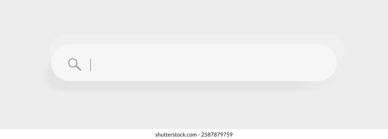 Search bar icons. Vector illustration