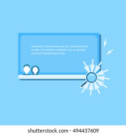 Search Bar Information Online Internet Technology Vector Illustration