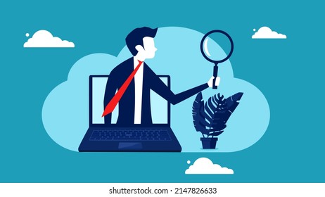 Search bar. Search performance concepts and web analytics elements