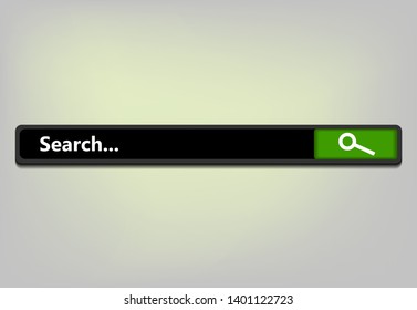 Search bar, set of search template isolated on white background. Vector element design