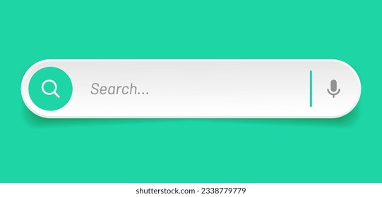 Search Bar with suggestions for UI UX design and web site. Search Address and navigation bar icon. Collection of search form templates for websites. Search engine web browser window template.