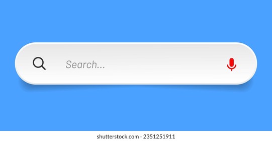 Search Bar with suggestions for UI UX design and web site. Search Address and navigation bar icon. Collection of search form templates for websites. Search engine web browser window template.