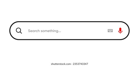 Search Bar with suggestions for UI UX design and web site. Search Address and navigation bar icon. Collection of search form templates for websites. Search engine web browser window template.