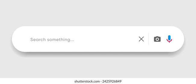 Search Bar with suggestions for UI UX design and web site. Search Address and navigation bar icon. Collection of search form templates for websites. Search engine web browser window template.