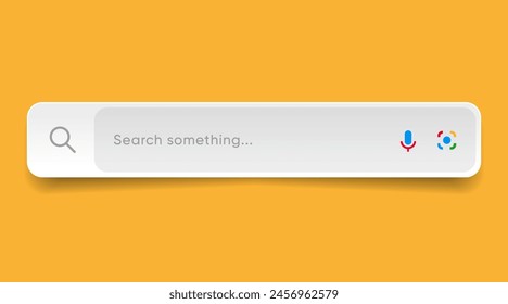 Search Bar with suggestions for UI UX design and web site. Search Address and navigation bar icon. Collection of search form templates for websites. Search engine web browser window template.