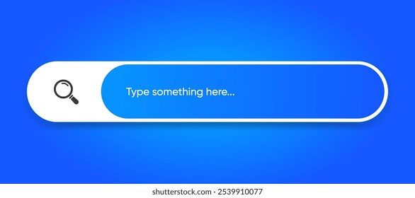 Search Bar with suggestions for UI UX design and web site. Search Address and navigation bar icon. Collection of search form templates for websites. Search engine web browser window template.