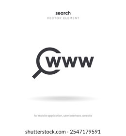 Search Bar with suggestions for UI UX design and web site. Search Address and navigation bar icon. Collection of search form templates for websites. Search engine web browser window template.