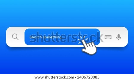 Search Bar with suggestions for UI UX design and web site. Search Address and navigation bar icon. Collection of search form templates for websites. Search engine web browser window template.