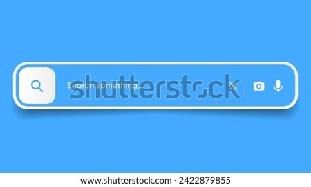 Search Bar with suggestions for UI UX design and web site. Search Address and navigation bar icon. Collection of search form templates for websites. Search engine web browser window template.