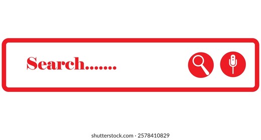 Search Bar Symbol Icon Vector Illustration design eps 10 