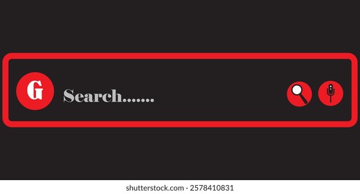 Search Bar Symbol Icon Vector Illustration design eps 10 