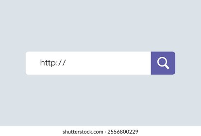 Search Bar template with http text