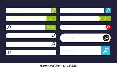 Search bar. Template isolated