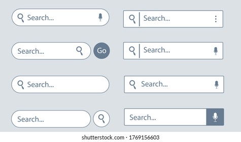 Search Bar for UI design. Search Bar for web.