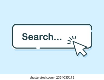 Search Bar for ui, design and web site. Search Address and navigation bar icon. Collection of search form templates for websites.