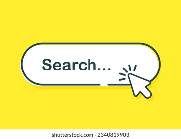 Search Bar for ui, design and web site. Search Address and navigation bar icon. Collection of search form templates for websites.