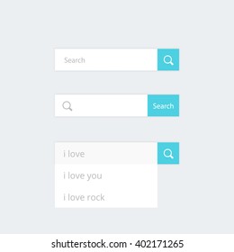 .Search Bar For Ui - Ux Design And Web Site.