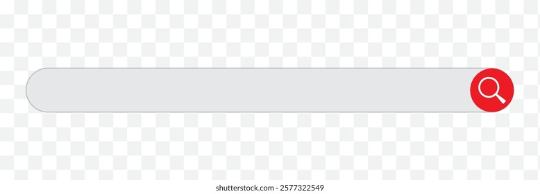 Search bar vector concept element for web design, app, software and interface design. Ready search bar for website.
