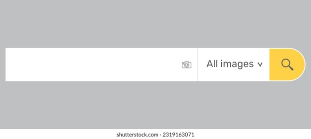 Search bar vector design template.