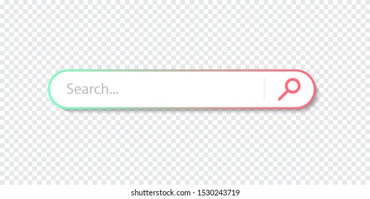 Search bar vector element design, Vector illustration.