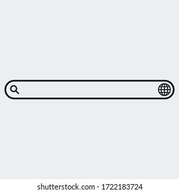 Search bar vector element design. Search bar. Template search ui. vector illustration