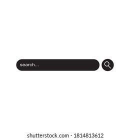 Search bar vector element design. Search bar. Template search ui. vector illustration on white background