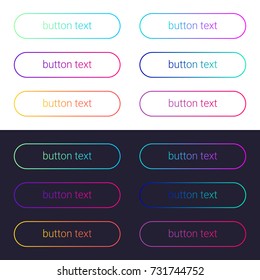 Search bar vector element design, set of search boxes ui template. eps8.
