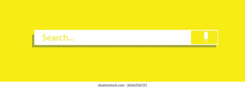 Suchleiste. Suchleiste, Vektorsymbole im flachen Design. Vektorgrafik.