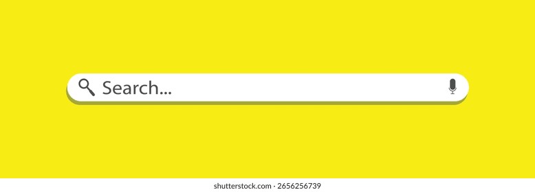 barra de pesquisa. barra de pesquisa ícones de vetor em design plano. ilustração de vetor.