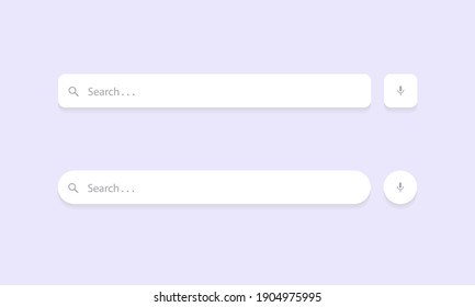 Search Bar Vector Illustration in Flat Design