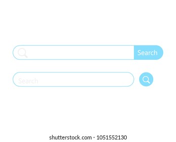 Search bar vector template. Internet searching illustration. Web-surfing interface