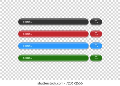 Search bar vector template for internet searching design.