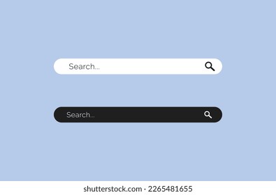 Search bar, Web Search button concept, Searching internet field, vector computer address symbol of text web form templates