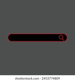 Search bar, Web Search button concept, Searching internet field, vector icon.