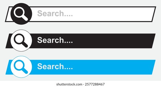 Search bar, Web Search button concept, Searching internet field, vector computer address symbol of text web form templates . 1176
