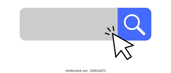Search bar Web Design element. Vector illustration