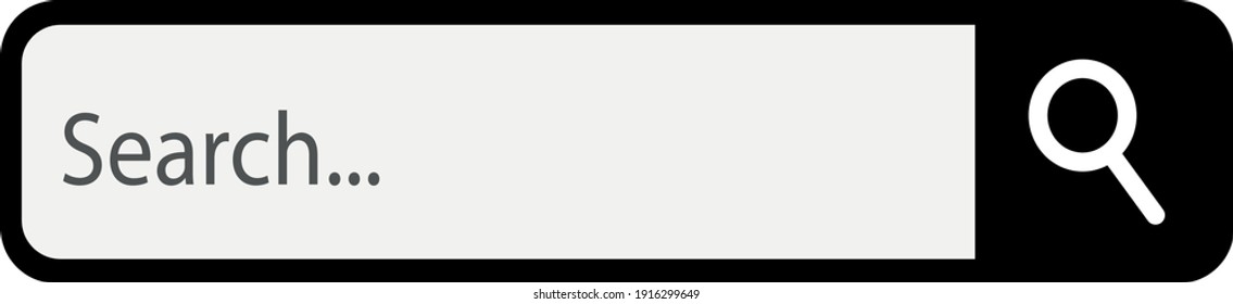 Suche Bar Web-Seite Internet-Browser-Schaltfläche.
