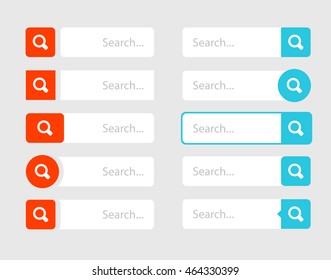 Search Bar Web Site - Isolated Vector Illustration