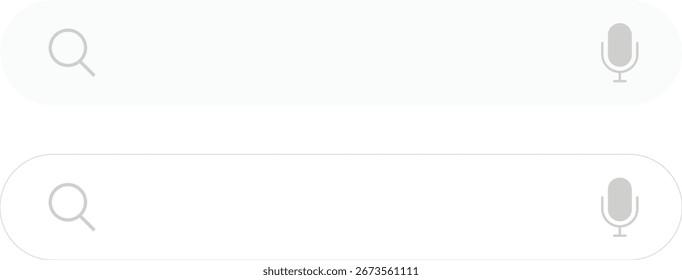 Search bar web template icon. page internet browser.  Searching engine browser mockup. boxes template for web page internet browser
