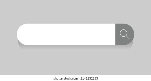 Barra de búsqueda para ilustración vectorial de elemento de diseño de web ui.