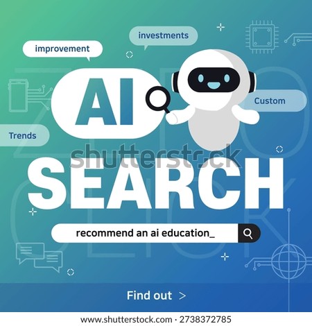 Search bars and AI chatbots help find information and provide solutions. Search and analyze technical support center data. It helps artificial intelligence robots answer and generate questions.